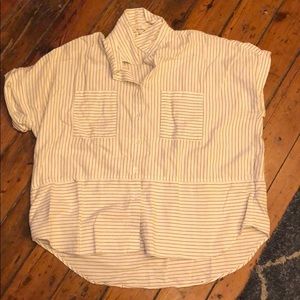 Madewell Short Sleeve Flannel Button Down